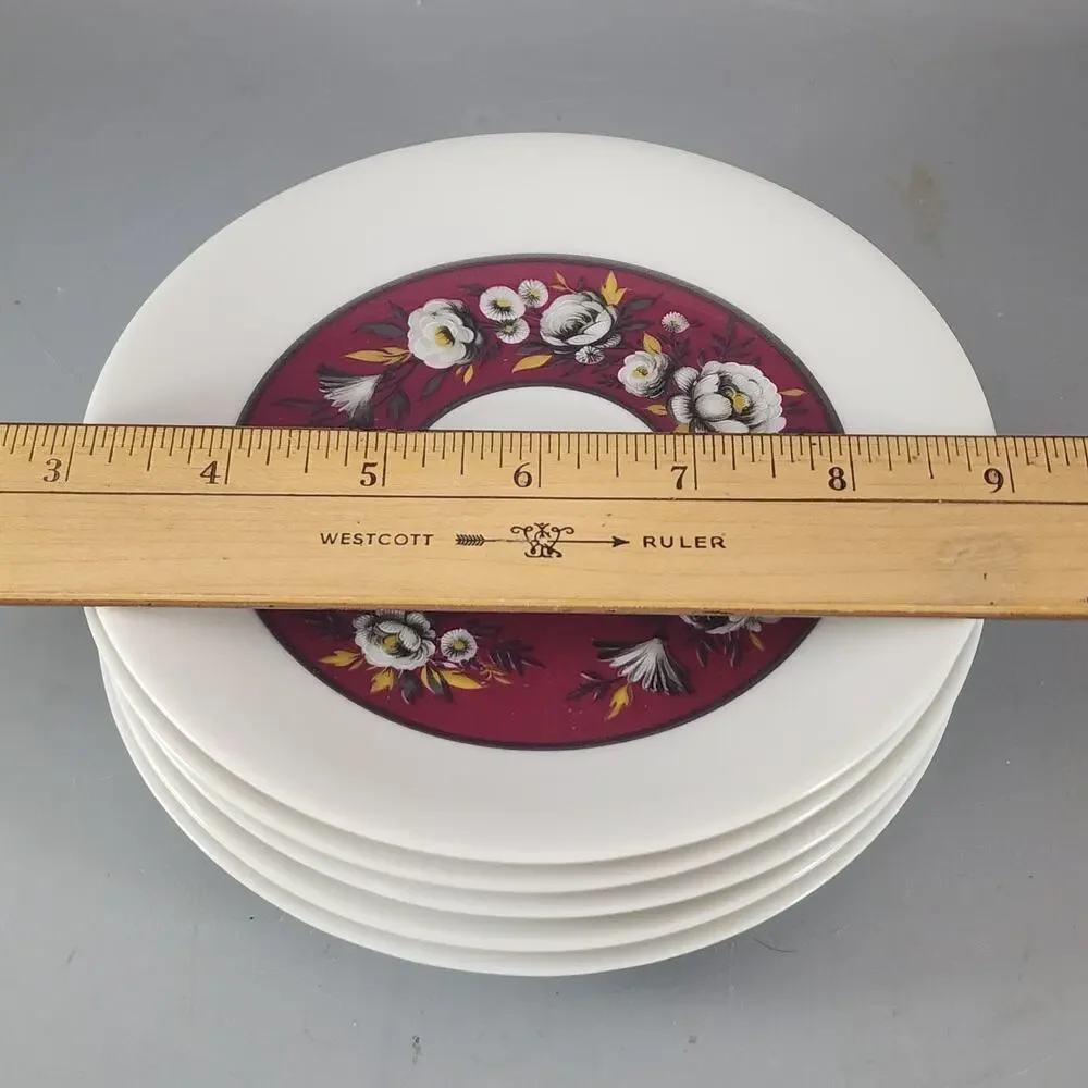 Winterling Tea Coffee Dessert Set 20 Pieces Red Floral Number 35